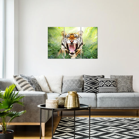 Wandbilder Wohnzimmer XXL Tieger Abstrakt Moderne Bilder Tiere